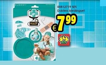 Aanbiedingen Ses dokters kledingset - SES - Geldig van 26/01/2015 tot 22/02/2015 bij ToyChamp