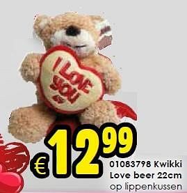 Aanbiedingen 01083798 kwikki love beer - Kwikki - Geldig van 26/01/2015 tot 22/02/2015 bij ToyChamp