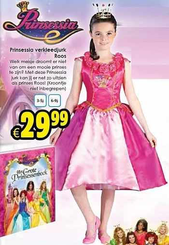 Aanbiedingen Princessia verkleedjurk roos - Studio 100 - Geldig van 26/01/2015 tot 22/02/2015 bij ToyChamp