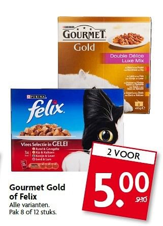 Aanbiedingen Gourmet gold of felix - Felix - Geldig van 25/01/2015 tot 31/01/2015 bij Deka Markt