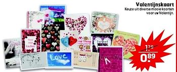 Aanbiedingen Valentijnskaart keuze uit diverse mooie kaarten voor uw valentijn - Huismerk - Trekpleister - Geldig van 27/01/2015 tot 01/02/2015 bij Trekpleister