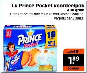 Aanbiedingen Lu prince pocket voordeelpak - Lu - Geldig van 27/01/2015 tot 01/02/2015 bij Trekpleister