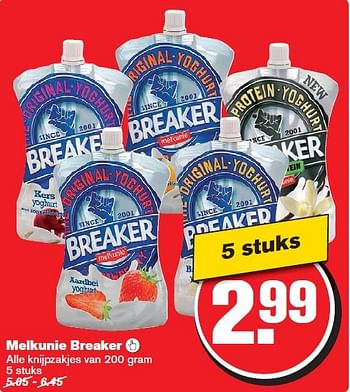 Aanbiedingen Melkunie breaker  - Melkunie - Geldig van 28/01/2015 tot 03/02/2015 bij Hoogvliet