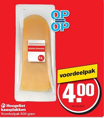 Aanbiedingen Hoogvliet kaasplakken - Huismerk - Hoogvliet - Geldig van 28/01/2015 tot 03/02/2015 bij Hoogvliet