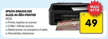 Aanbiedingen Epson draadloze alles-in-één-printer - Epson - Geldig van 24/01/2015 tot 07/02/2015 bij Maxwell