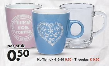 Aanbiedingen Koffiemok - Huismerk - Wibra - Geldig van 26/01/2015 tot 07/02/2015 bij Wibra