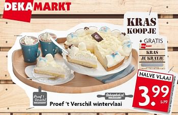 Aanbiedingen Proef ’t verschil wintervlaai - Huismerk - Deka Markt - Geldig van 01/02/2015 tot 07/02/2015 bij Deka Markt