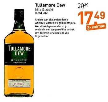 Aanbiedingen Tullamore dew mild + zacht - Tullamore Dew - Geldig van 26/01/2015 tot 08/02/2015 bij Gall & Gall