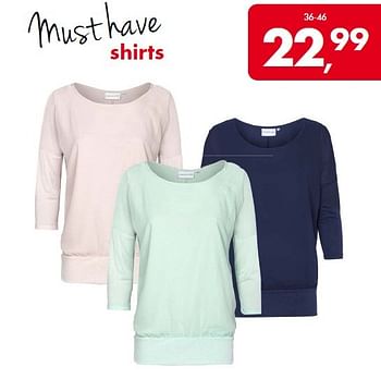 Aanbiedingen Musthave shirts - Huismerk - Bristol - Geldig van 02/02/2015 tot 15/02/2015 bij Bristol