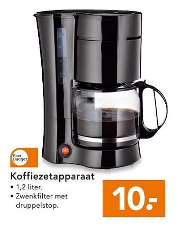 Aanbiedingen Best budget koffiezetapparaat - Best budget - Geldig van 02/02/2015 tot 14/02/2015 bij Blokker