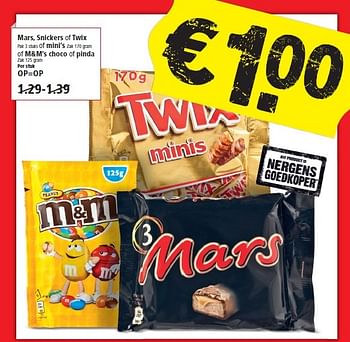 Aanbiedingen Mars, snickers of twix of mini’s of m+m’s choco of pinda - Snickers - Geldig van 01/02/2015 tot 07/02/2015 bij Plus