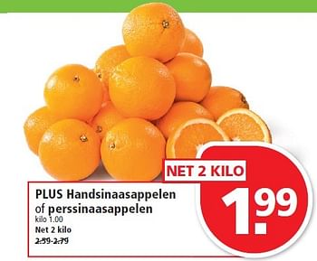 Aanbiedingen Plus handsinaasappelen of perssinaasappelen - Huismerk - Plus - Geldig van 01/02/2015 tot 07/02/2015 bij Plus