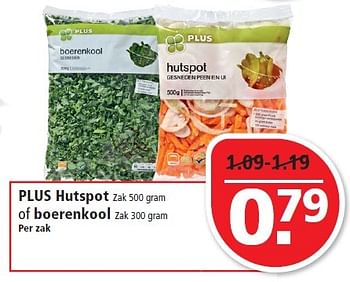 Aanbiedingen Plus hutspot of boerenkool - Huismerk - Plus - Geldig van 01/02/2015 tot 07/02/2015 bij Plus