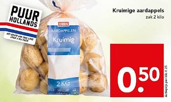 Aanbiedingen Kruimige aardappels - Huismerk deen supermarkt - Geldig van 01/02/2015 tot 07/02/2015 bij Deen Supermarkten