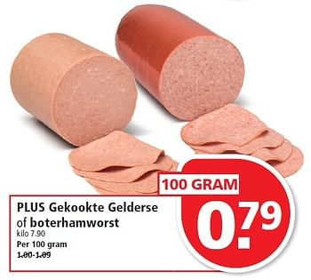 Aanbiedingen Plus gekookte gelderse of boterhamworst - Huismerk - Plus - Geldig van 01/02/2015 tot 07/02/2015 bij Plus