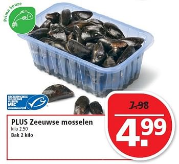 Aanbiedingen Plus zeeuwse mosselen - Huismerk - Plus - Geldig van 01/02/2015 tot 07/02/2015 bij Plus