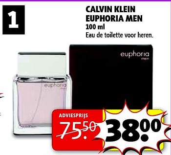 Aanbiedingen Calvin klein euphoria men - Calvin Klein - Geldig van 03/02/2015 tot 08/02/2015 bij Kruidvat
