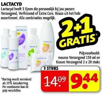 Aanbiedingen Lactacyd verzorgend, verfrissend of extra care - Lactacyd - Geldig van 03/02/2015 tot 08/02/2015 bij Kruidvat