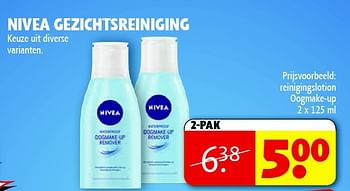 Aanbiedingen Nivea gezichtsreiniging - Nivea - Geldig van 03/02/2015 tot 08/02/2015 bij Kruidvat