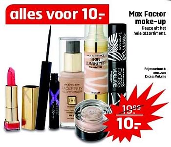 Aanbiedingen Max factor make-up keuze uit het hele assortiment - Max Factor - Geldig van 03/02/2015 tot 08/02/2015 bij Trekpleister