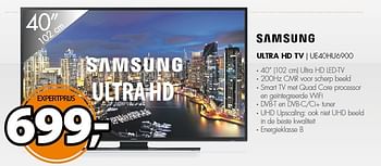 Aanbiedingen Samsung ultra hd tv ultra hd led-tv - Samsung - Geldig van 02/02/2015 tot 08/02/2015 bij Expert