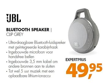 Aanbiedingen ?ubl bluetooth speaker - UBL - Geldig van 02/02/2015 tot 08/02/2015 bij Expert