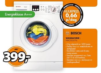 Aanbiedingen Bosch wasmachine - Bosch - Geldig van 02/02/2015 tot 08/02/2015 bij Expert
