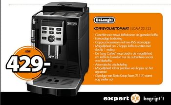 Aanbiedingen Delonghi koffievolautomaat - Delonghi - Geldig van 02/02/2015 tot 08/02/2015 bij Expert