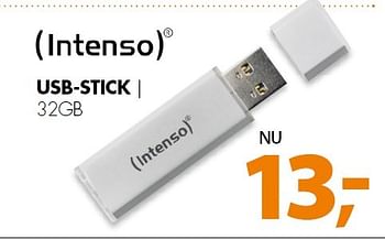 Aanbiedingen Usb-stick - Intenso - Geldig van 02/02/2015 tot 08/02/2015 bij Expert
