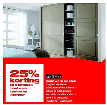 Aanbiedingen Maatwerk kasten compleet assortiment - Storemax - Geldig van 02/02/2015 tot 08/02/2015 bij Praxis