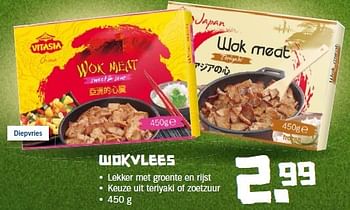 Aanbiedingen Wokvlees lekker met groente en rijst - Vitasia - Geldig van 02/02/2015 tot 08/02/2015 bij Lidl