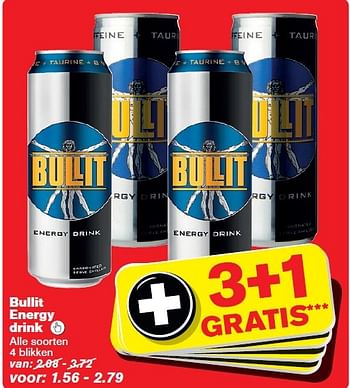 Aanbiedingen Bullit energy drink - Bullit - Geldig van 04/02/2015 tot 10/02/2015 bij Hoogvliet