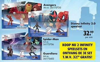Aanbiedingen Disney infinity 2.0 speelset - Disney - Geldig van 31/01/2015 tot 15/02/2015 bij Bart Smit