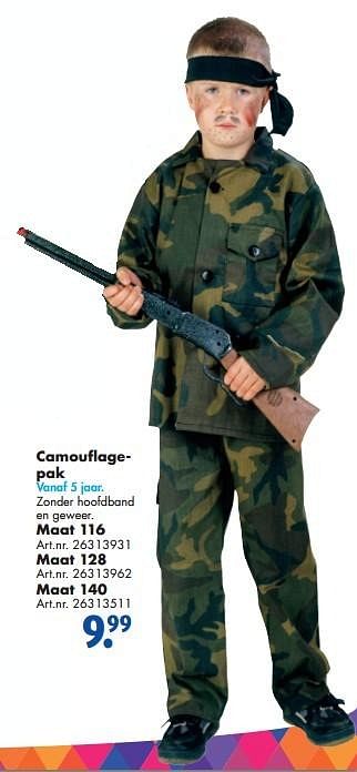 Aanbiedingen Camouflage- pak - Huismerk - Bart Smit - Geldig van 31/01/2015 tot 15/02/2015 bij Bart Smit