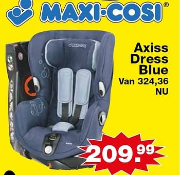 Aanbiedingen Axiss dress blue - Maxi-cosi - Geldig van 01/02/2015 tot 15/02/2015 bij Baby & Tiener Megastore