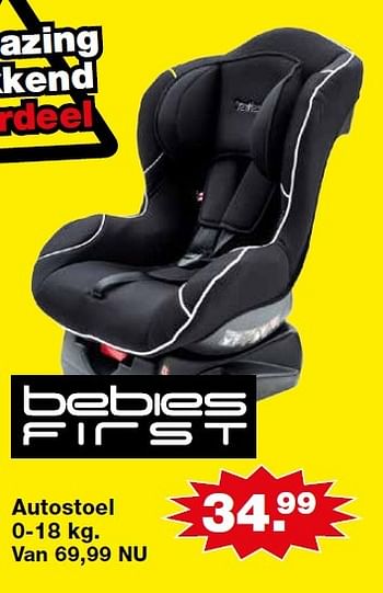 Aanbiedingen Autostoel - bebiesfirst - Geldig van 01/02/2015 tot 15/02/2015 bij Baby & Tiener Megastore