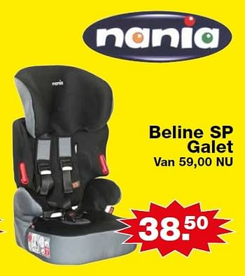Aanbiedingen Beline sp galet - Nania - Geldig van 01/02/2015 tot 15/02/2015 bij Baby & Tiener Megastore