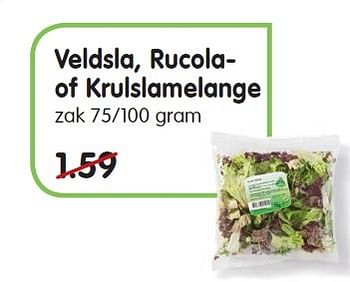 Aanbiedingen Veldsla, rucola- of krulslamelange - Huismerk - Em-té - Geldig van 08/02/2015 tot 14/02/2015 bij Em-té