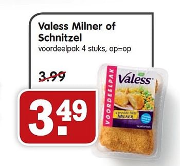 Aanbiedingen Valess milner of schnitzel - Valess - Geldig van 08/02/2015 tot 14/02/2015 bij Em-té