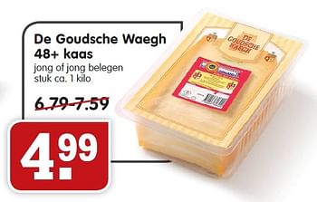 Aanbiedingen De goudsche waegh 48+ kaas jong of jong belegen stuk ca - De Goudsche Waegh - Geldig van 08/02/2015 tot 14/02/2015 bij Em-té