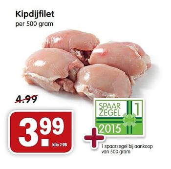 Aanbiedingen Kipdijfilet - Huismerk - Em-té - Geldig van 08/02/2015 tot 14/02/2015 bij Em-té