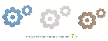 Aanbiedingen Sealskin badbloem antislip stickers vinyl - Sealskin - Geldig van 04/02/2015 tot 28/02/2015 bij Sanitairwinkel