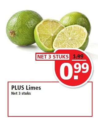 Aanbiedingen Plus limes - Huismerk - Plus - Geldig van 08/02/2015 tot 14/02/2015 bij Plus