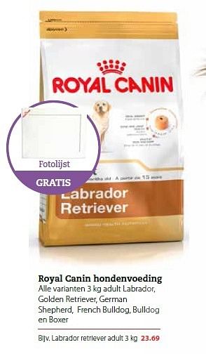 Aanbiedingen Royal canin hondenvoeding - Royal Canin - Geldig van 02/02/2015 tot 15/02/2015 bij Boerenbond