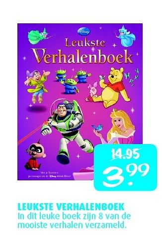 Aanbiedingen Leukste verhalenboek - Disney - Geldig van 05/02/2015 tot 22/02/2015 bij Boekenvoordeel