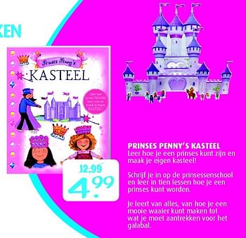 Aanbiedingen Prinses penny`s kasteel - Huismerk - Boekenvoordeel - Geldig van 05/02/2015 tot 22/02/2015 bij Boekenvoordeel