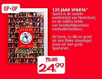 Aanbiedingen 125 jaar sparta - Huismerk - Boekenvoordeel - Geldig van 05/02/2015 tot 22/02/2015 bij Boekenvoordeel