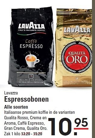 Aanbiedingen Lavazza espressobonen - Lavazza - Geldig van 05/02/2015 tot 23/02/2015 bij Sligro