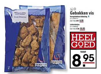 Aanbiedingen Gebakken vis voorgebakken kibbeling - Huismerk - Sligro - Geldig van 05/02/2015 tot 23/02/2015 bij Sligro