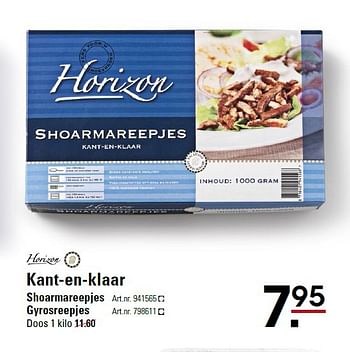 Aanbiedingen Kant-en-klaar - Horizon - Geldig van 05/02/2015 tot 23/02/2015 bij Sligro